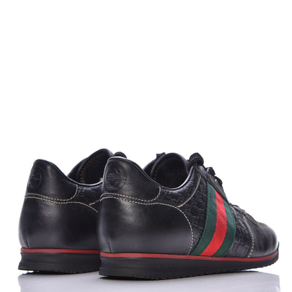 Gucci Microguccissima Web Sneakers 36 Black 4 of 9