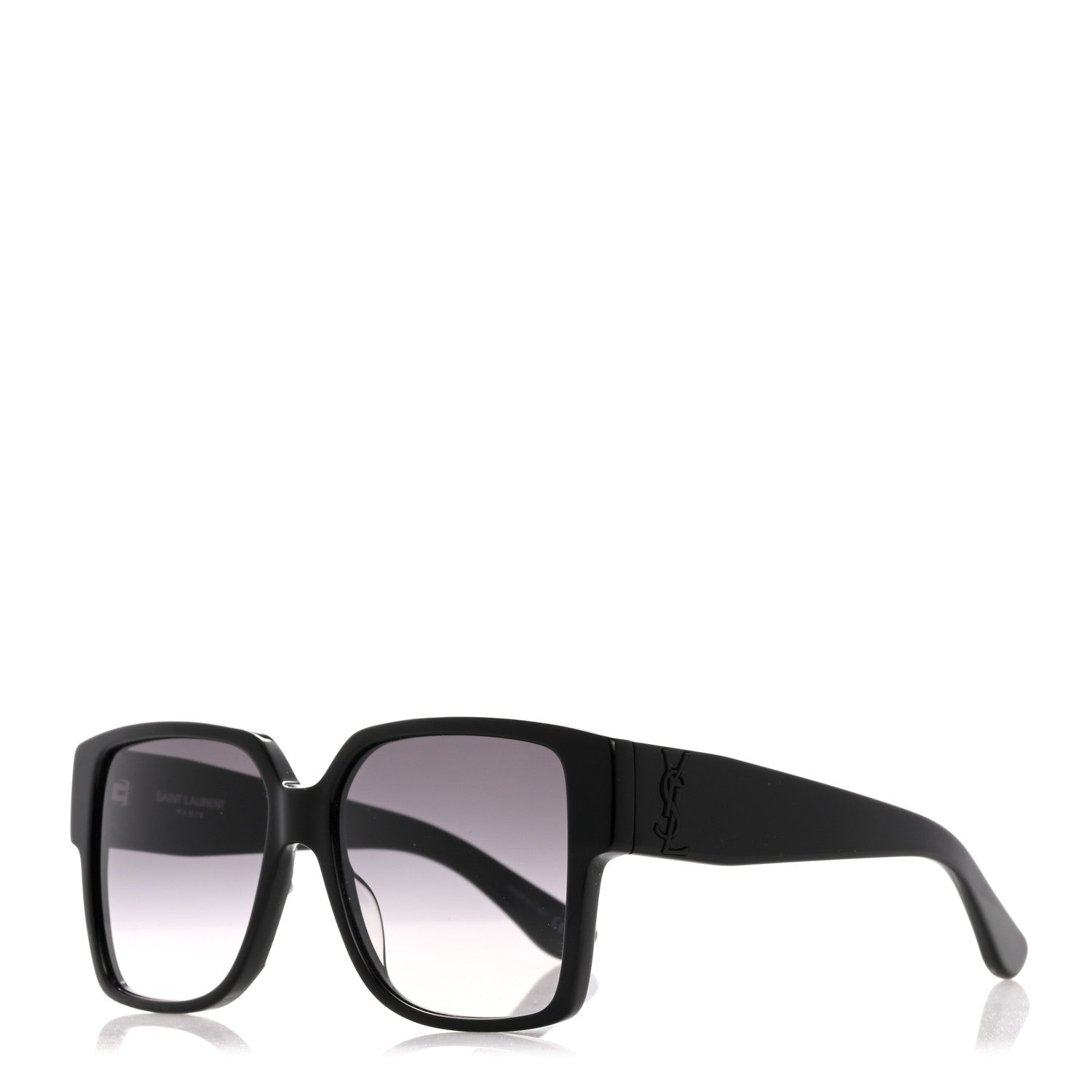 Saint Laurent Square SL M9 Sunglasses Black 1 of 7