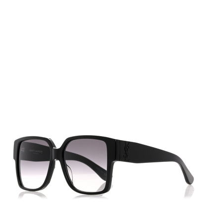 Saint Laurent Square SL M9 Sunglasses Black 1 of 7