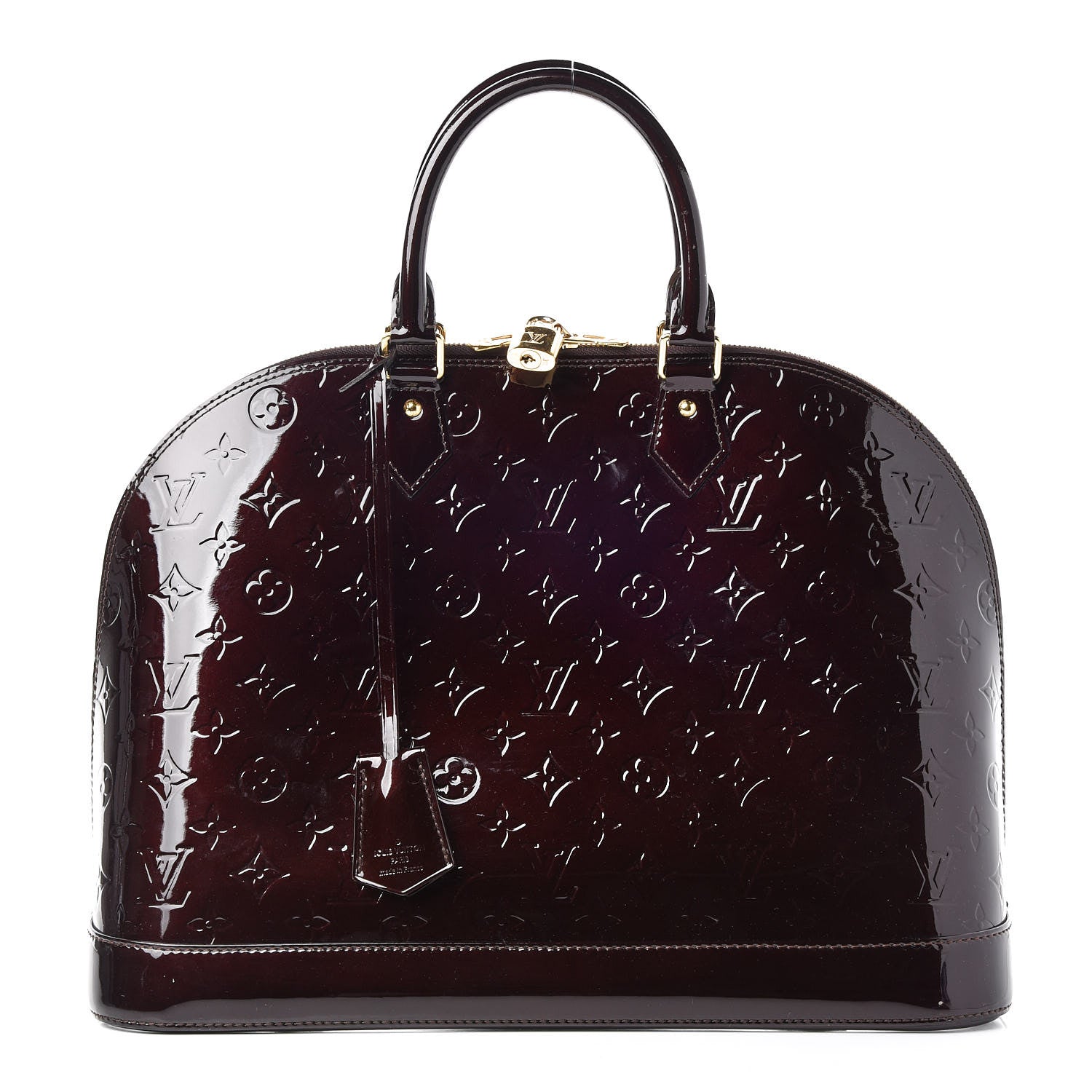 Louis Vuitton Vernis Alma MM Amarante 1 of 9
