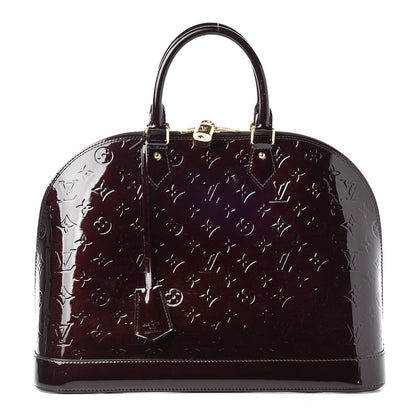 Louis Vuitton Vernis Alma MM Amarante 1 of 9