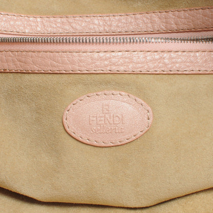 Fendi Calfskin Romano Selleria Bucket Hobo Pink 7 of 8