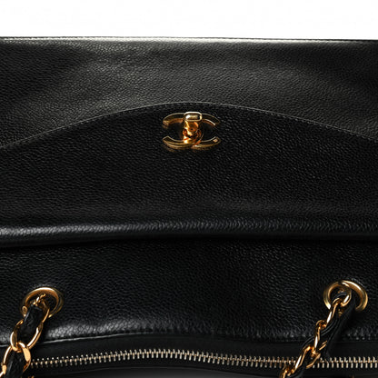 Chanel Caviar Flap Shoulder Bag Black 7 of 8