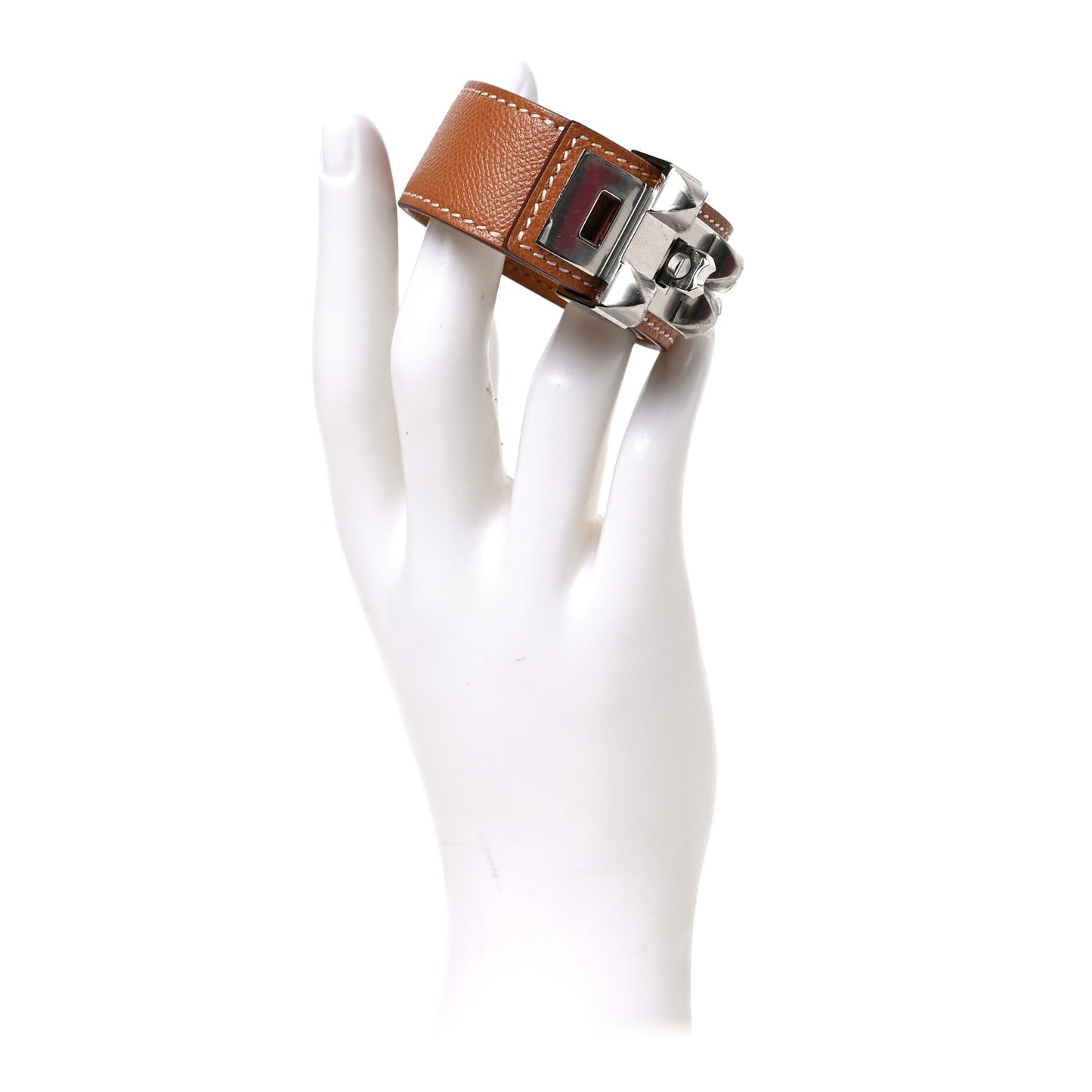 Madame Calfskin Collier de Chien 24 Bracelet T2 Gold