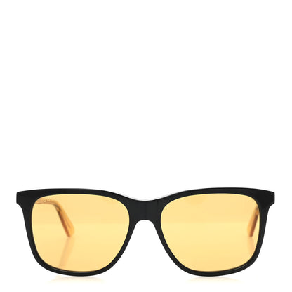 Gucci Acetate Frame Sunglasses GG0495SA Yellow Black 2 of 8