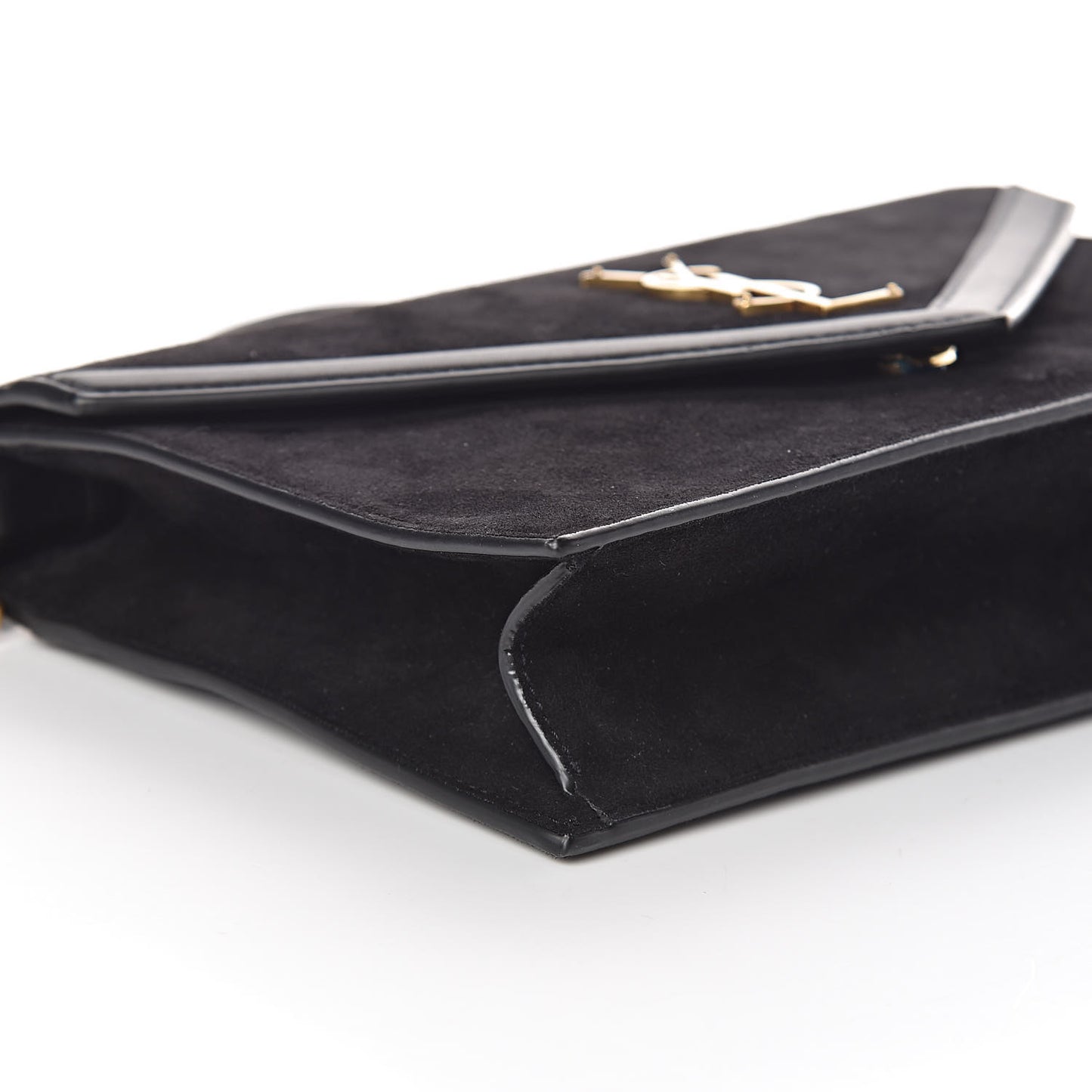 Suede Calfskin Monogram Le Sept Chain Bag Black