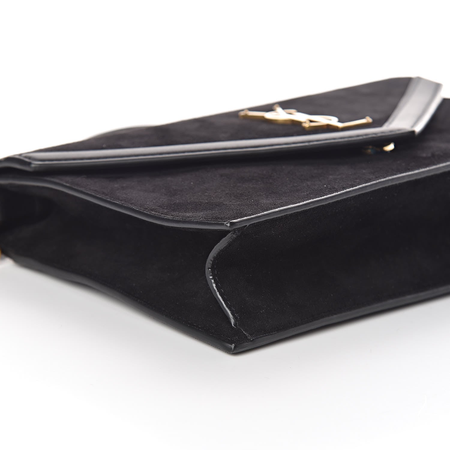 Saint Laurent Suede Calfskin Monogram Le Sept Chain Bag Black 7 of 8