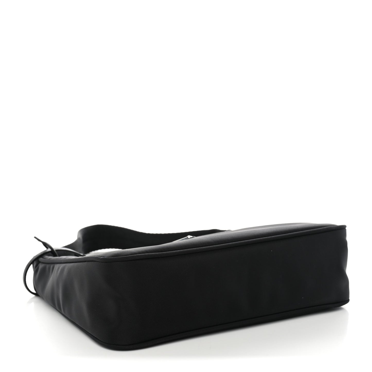 Tessuto Nylon Saffiano Mini Re-Edition 2000 Bag Black