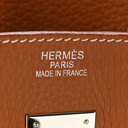 Hermes Togo Birkin 35 Gold 5 of 9