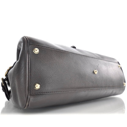 Gucci Calfskin Medium Heritage Shoulder Bag Brown 6 of 10