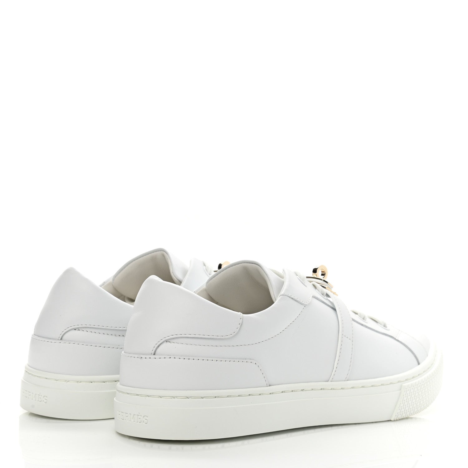 Hermes Calfskin Day Sneakers 39 White 4 of 9