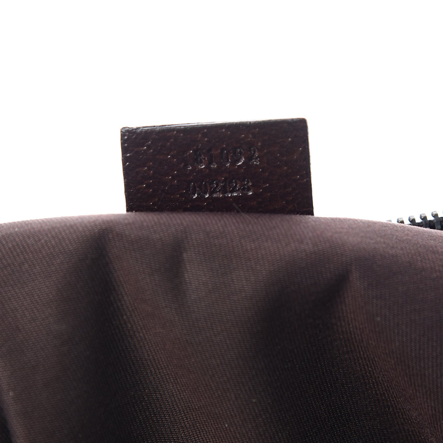 Monogram Web Medium Half Moon Hobo Dark Brown