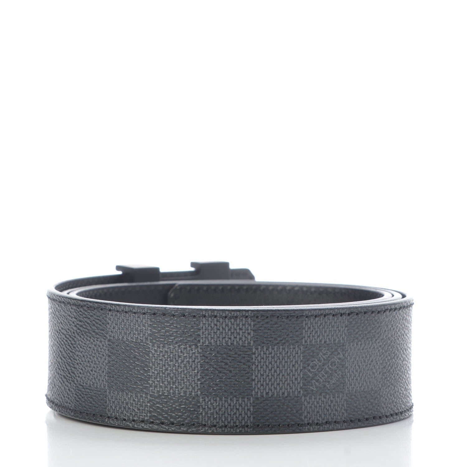 Louis Vuitton Damier Graphite 40mm LV Initiales Belt 95 38 3 of 7
