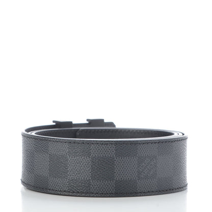 Louis Vuitton Damier Graphite 40mm LV Initiales Belt 95 38 3 of 7