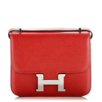 Hermes Epsom Constance 18 Rouge Casaque 1 of 7