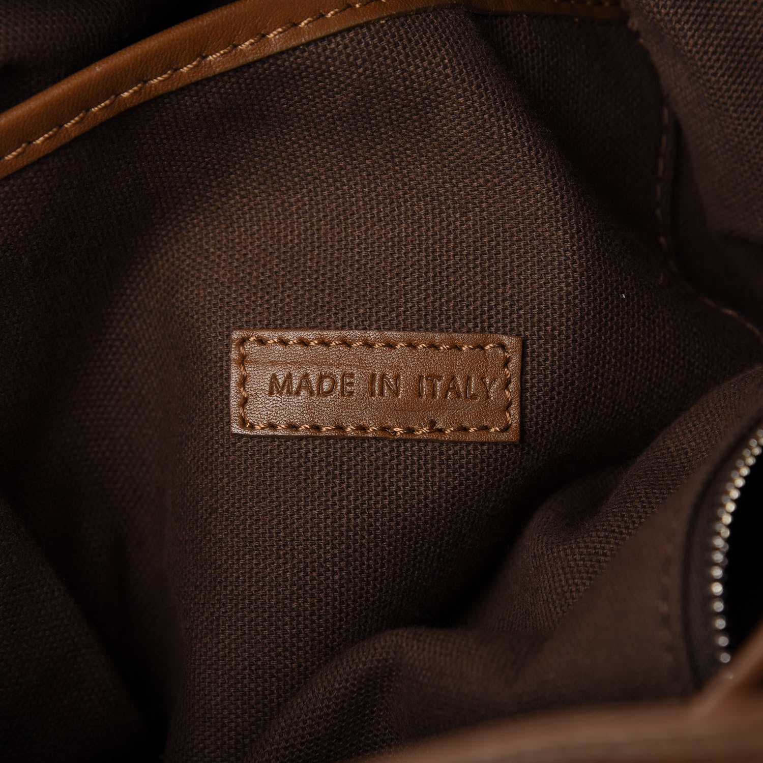Burberry Calfskin Logo Embossed Large Beaton Brown 9 of 11