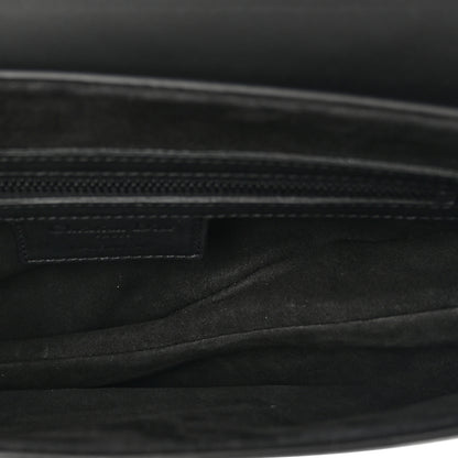 Christian Dior Ultra Matte Calfskin Saddle Bag Black 6 of 9