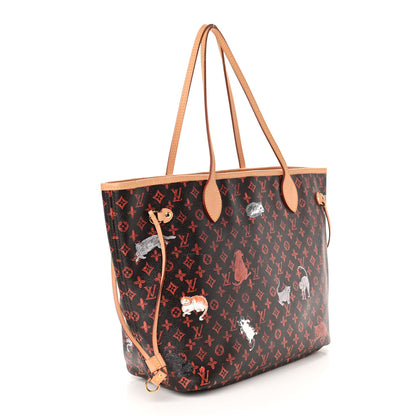 Louis Vuitton Catogram Neverfull MM Marron 3 of 12