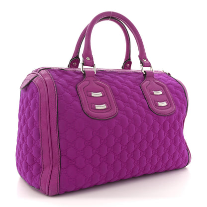 Gucci Guccissima Neoprene Techno Tag Medium Boston Magenta 3 of 10
