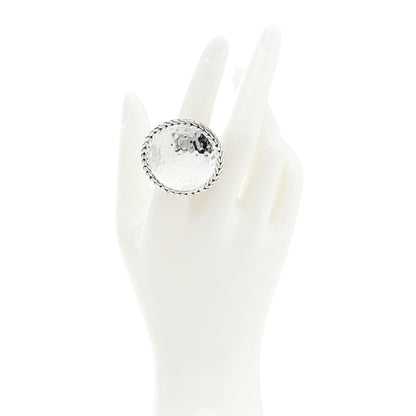 John Hardy Sterling Silver Palu Hammered Dome Ring 55 7.25 5 of 5