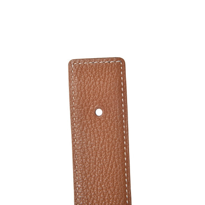 Hermes Box Togo 32mm H Belt 80 Black Gold 4 of 9