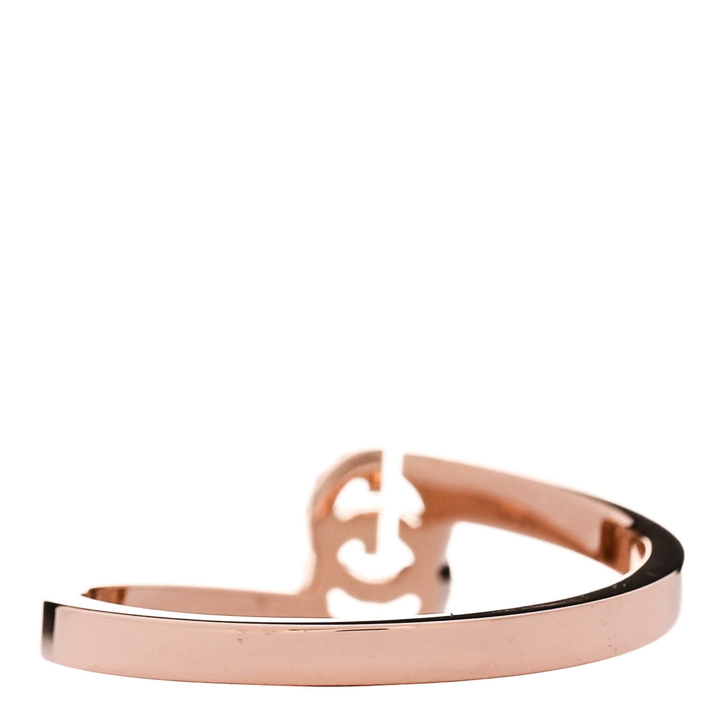 18K Rose Gold Diamond GG Running Ring 55 7.25