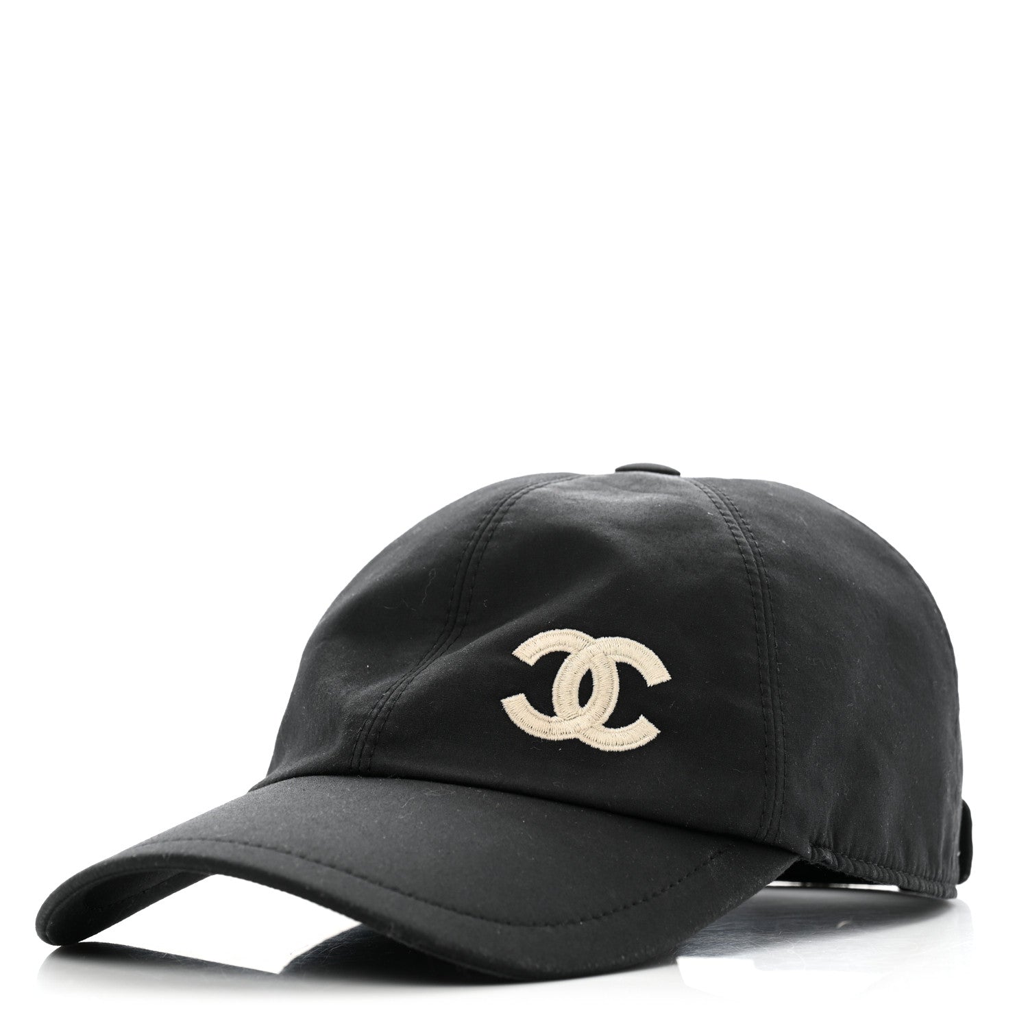 Chanel Cotton CC Cap Hat Black 1 of 13