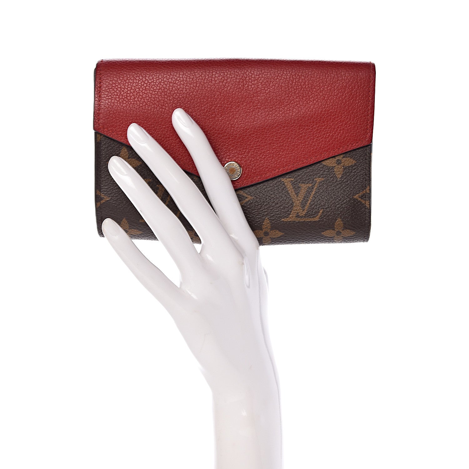 Louis Vuitton Monogram Pallas Compact Wallet Cherry 2 of 11