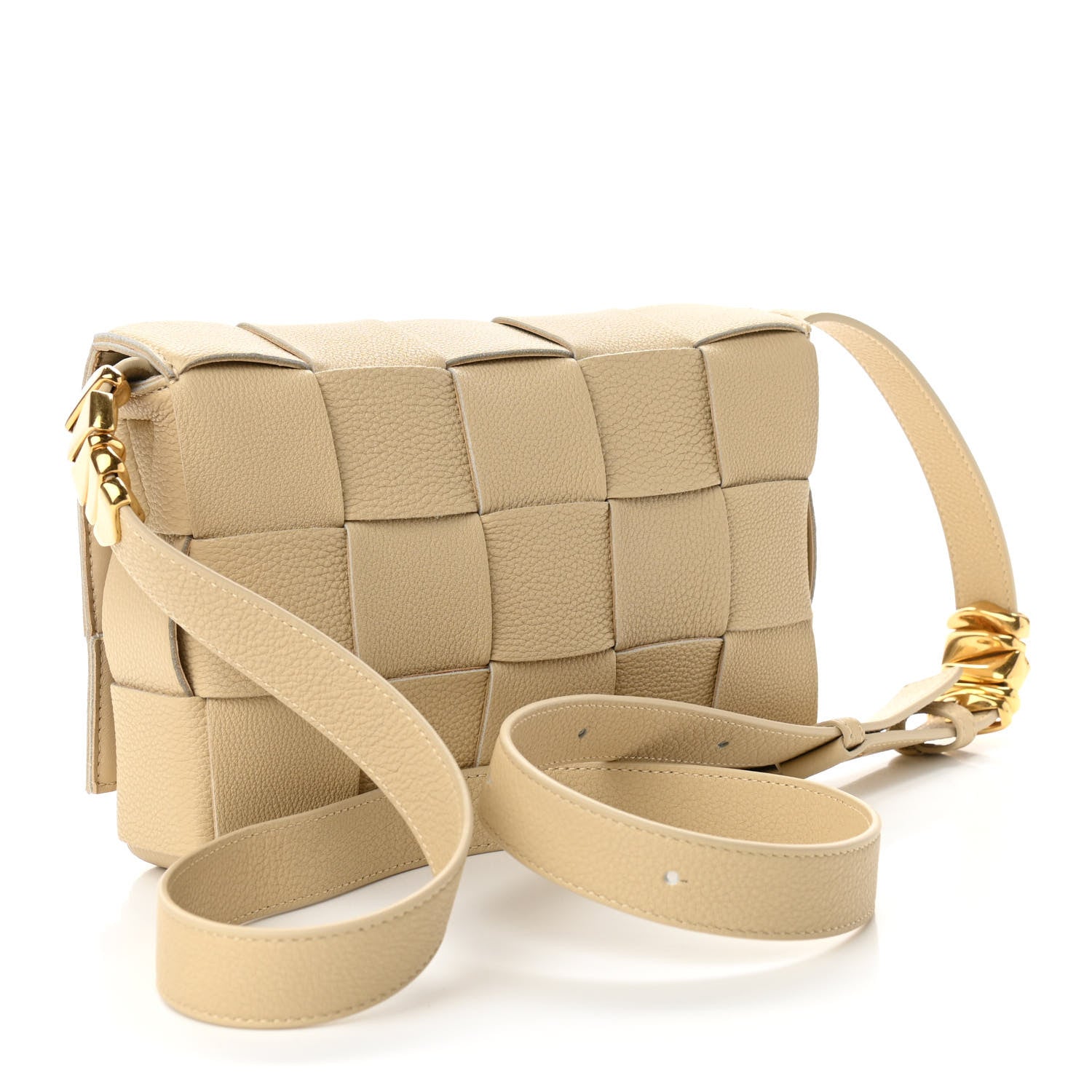 Bottega Veneta Calfskin Maxi Intreccio Cassette Bag Porridge 3 of 9