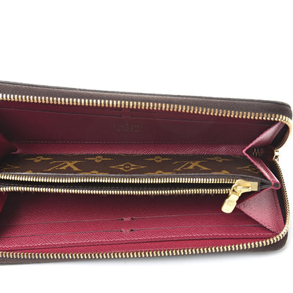 Louis Vuitton Monogram Clemence Wallet Fuchsia 5 of 9