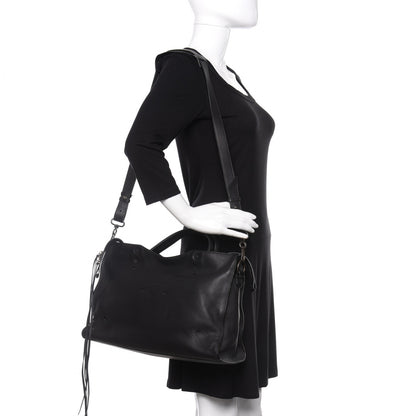Balenciaga Veau Soyeux Perforated Blackout Hardware City Black 2 of 11