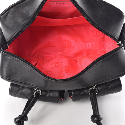 Chanel Calfskin Quilted Large Cambon Multipocket Reporter Black 5 of 8