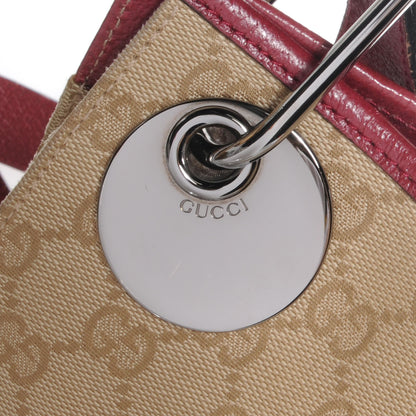 Gucci Monogram Eclipse Messenger Bag Red 8 of 9