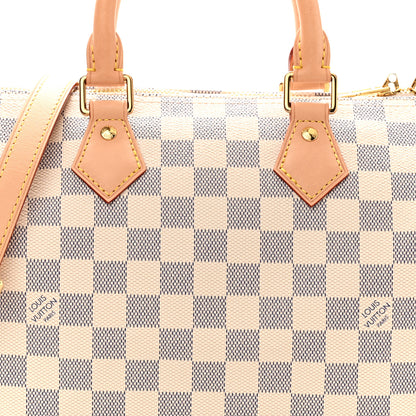 Louis Vuitton Damier Azur Speedy Bandouliere 25 8 of 10