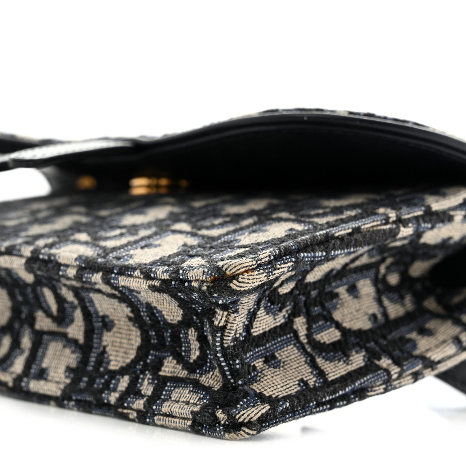 Christian Dior Oblique Saddle Belt Bag Blue 9 of 13