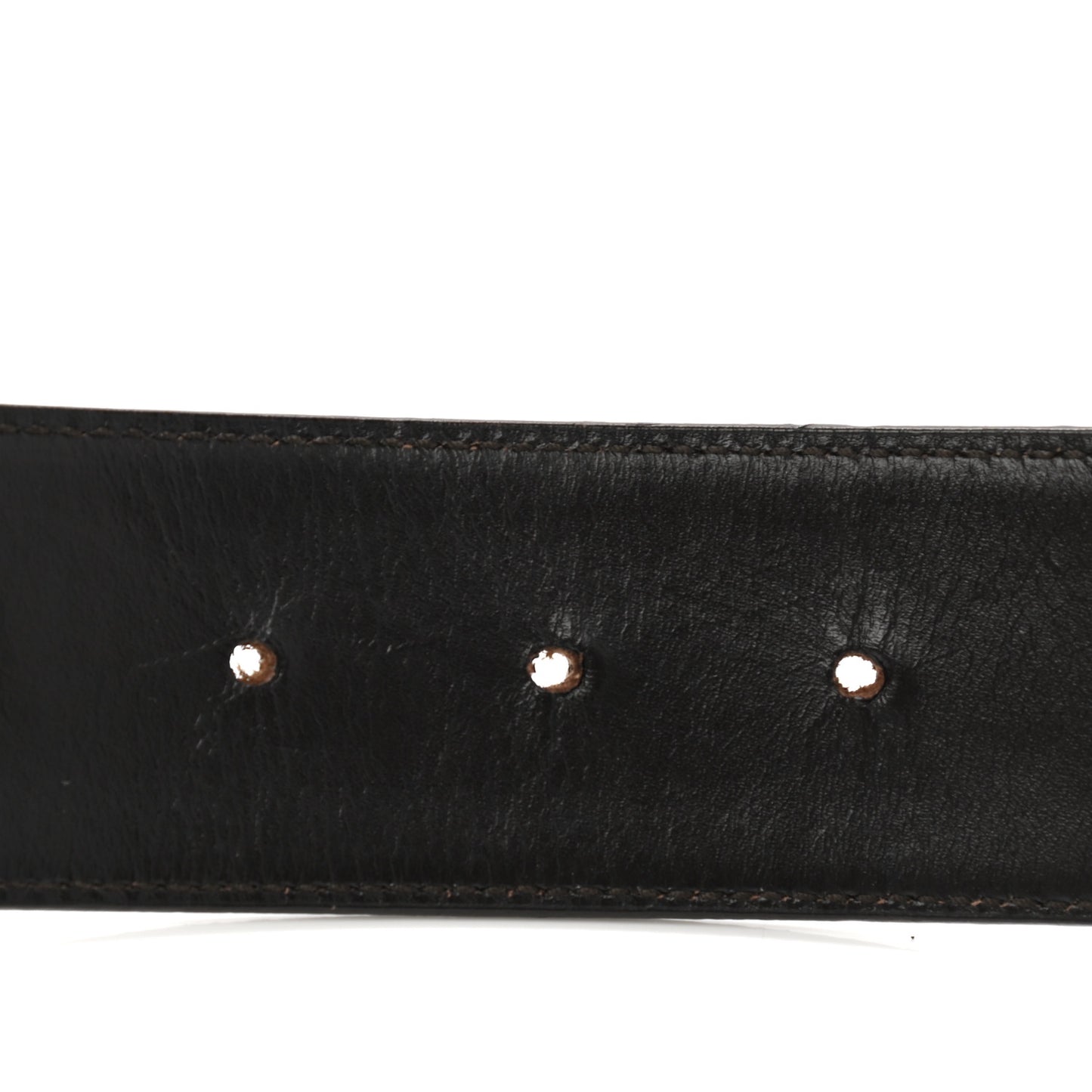 Monogram Interlocking G Belt 80 32 Dark Brown