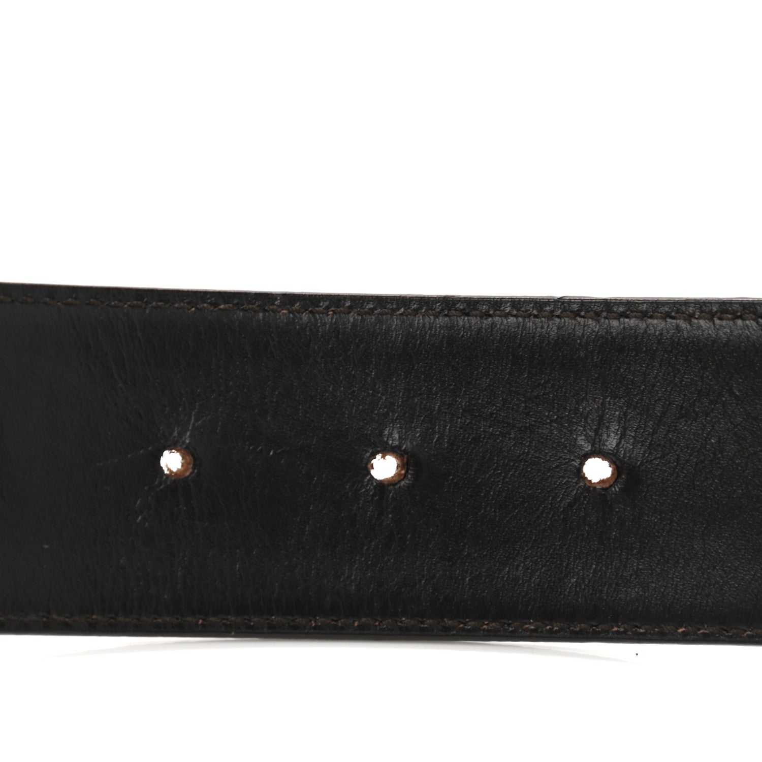 Gucci Monogram Interlocking G Belt 80 32 Dark Brown 7 of 7