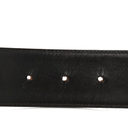 Gucci Monogram Interlocking G Belt 80 32 Dark Brown 7 of 7