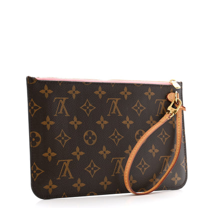 Louis Vuitton Monogram Neverfull MM GM Pochette Rose Ballerine 3 of 11