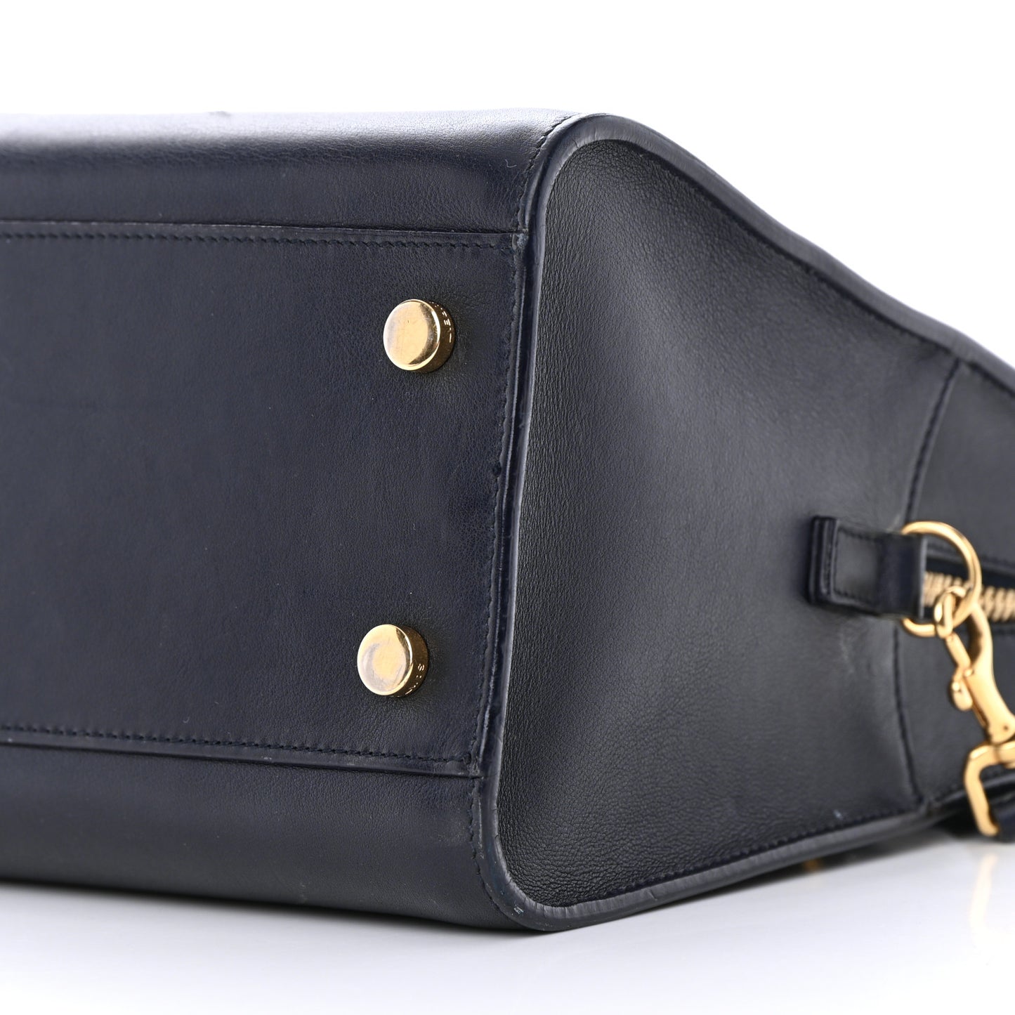 Smooth Calfskin Small Monogram Cabas Navy