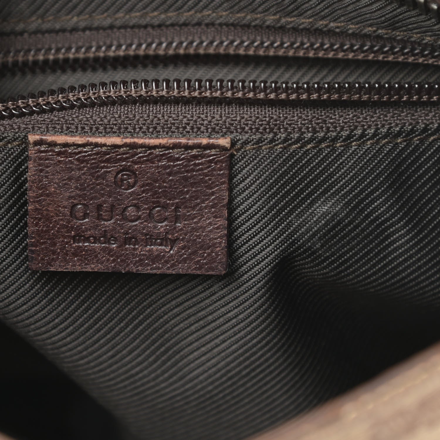Gucci Monogram Flat Messenger Bag Dark Brown 6 of 19