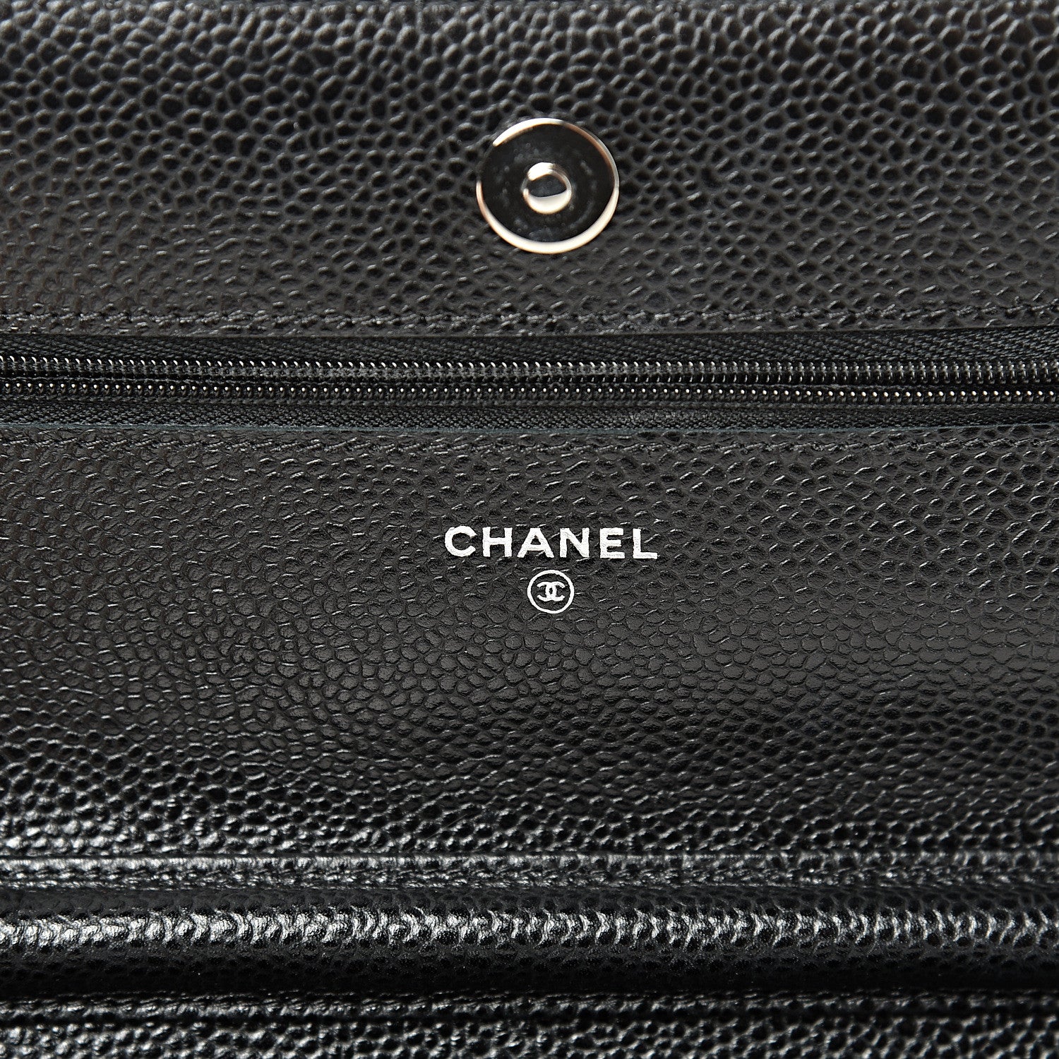 Chanel Caviar Quilted Wallet On Chain WOC Black 5 of 11