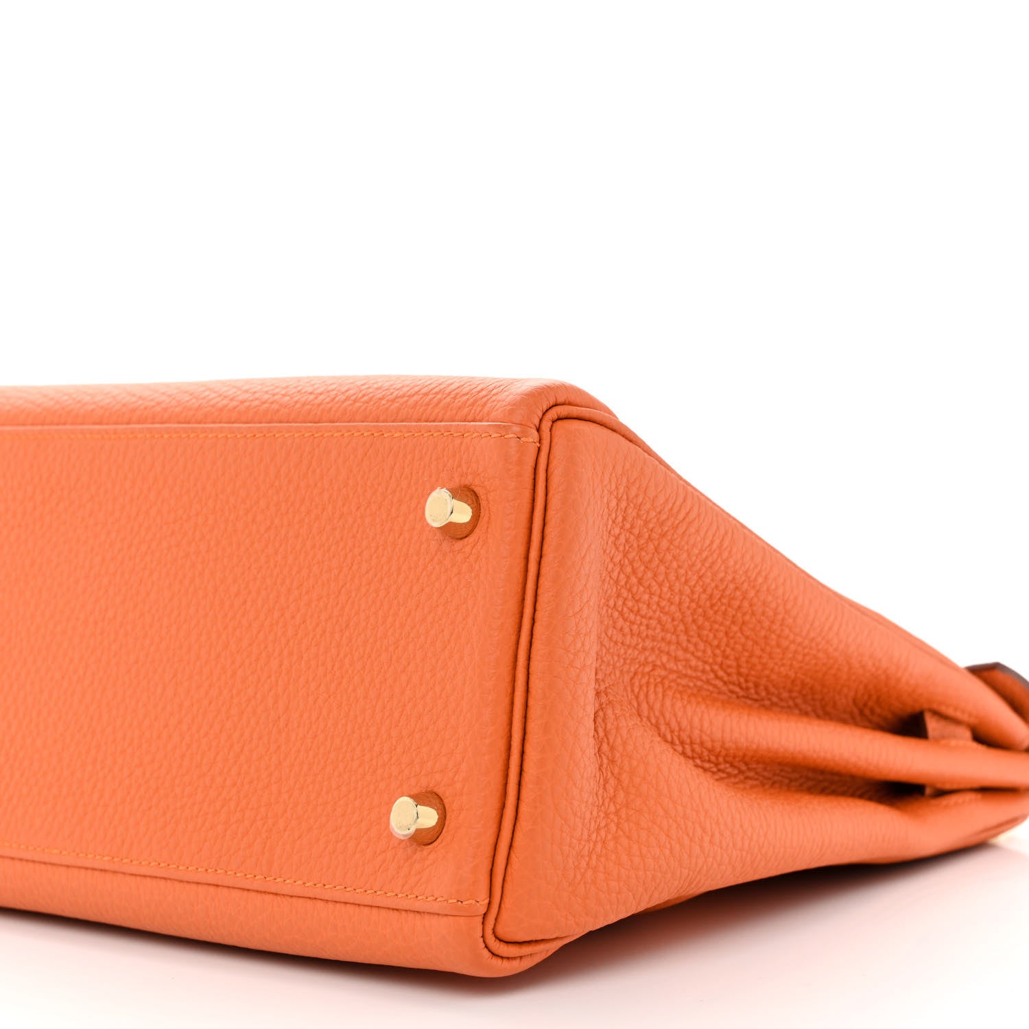 Hermes Togo Kelly Retourne 32 Orange 10 of 11