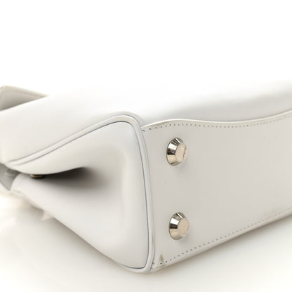 Balenciaga Natural Smooth Calfskin Mini Rodeo Top Handle Handbag Optic White 9 of 10