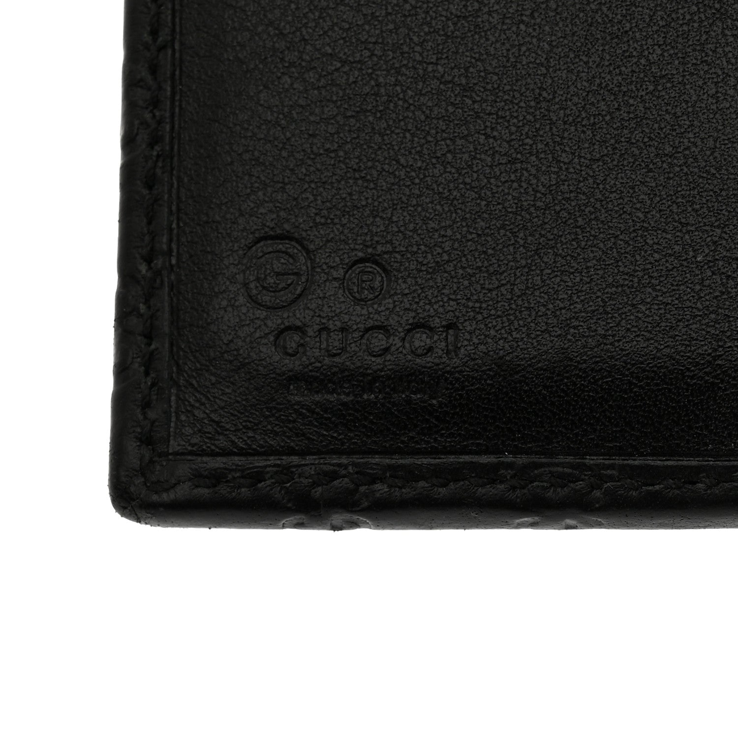 Gucci Microguccissima Snap Bi-Fold Wallet Black 6 of 7