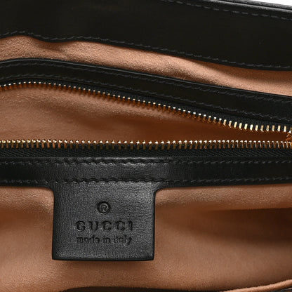 Gucci Boarded Dyana Lux Calfskin Small Jackie 1961 Hobo Black 6 of 11