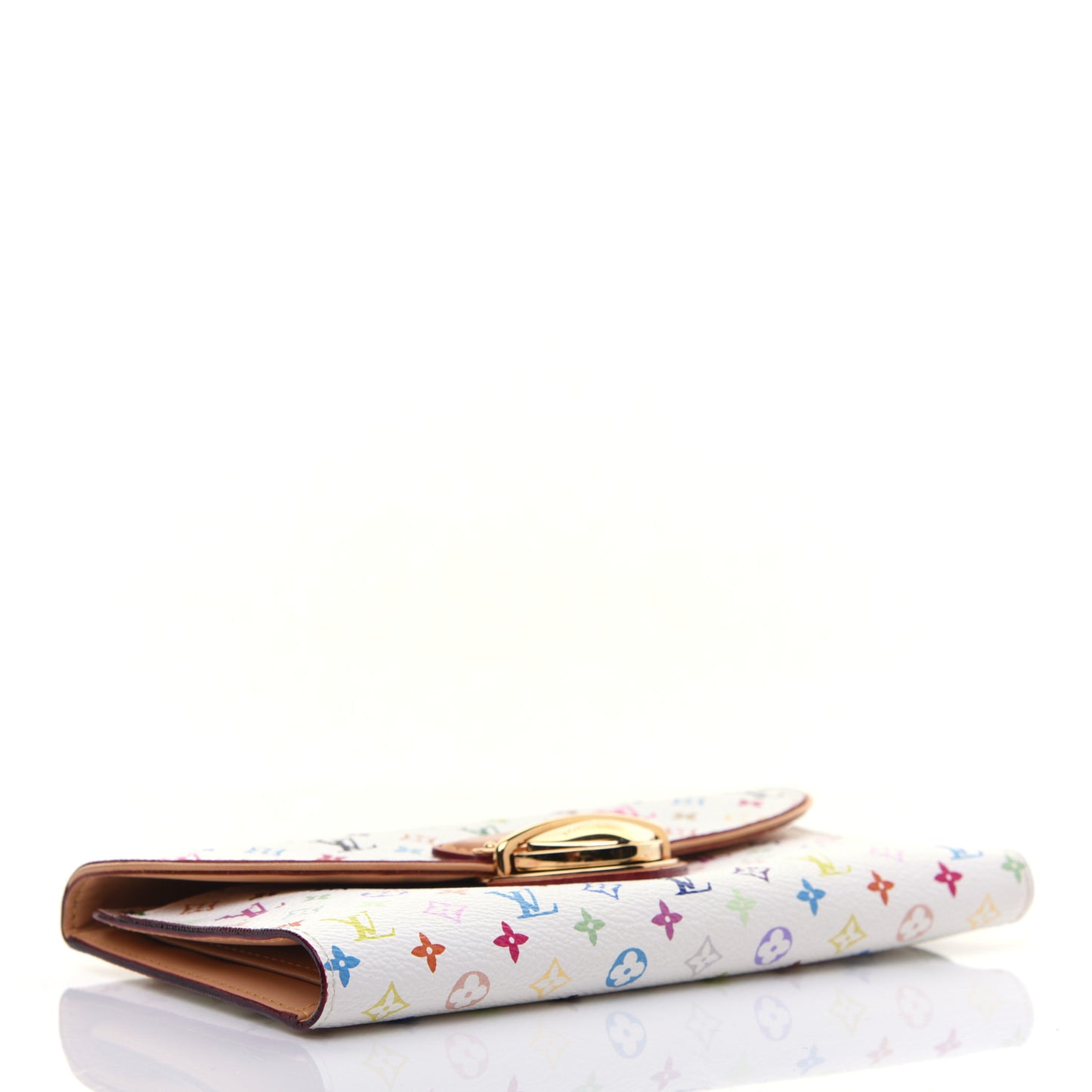 Monogram Multicolor Eugenie Wallet White