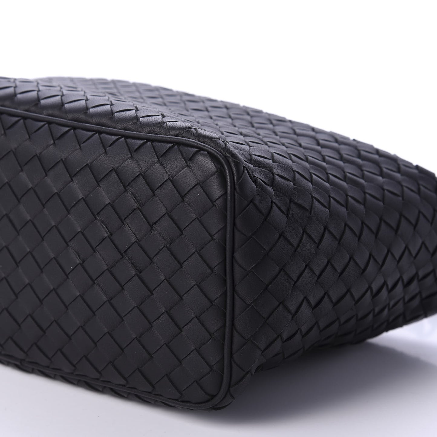 Nappa Intrecciato Small Shoulder Bag Black