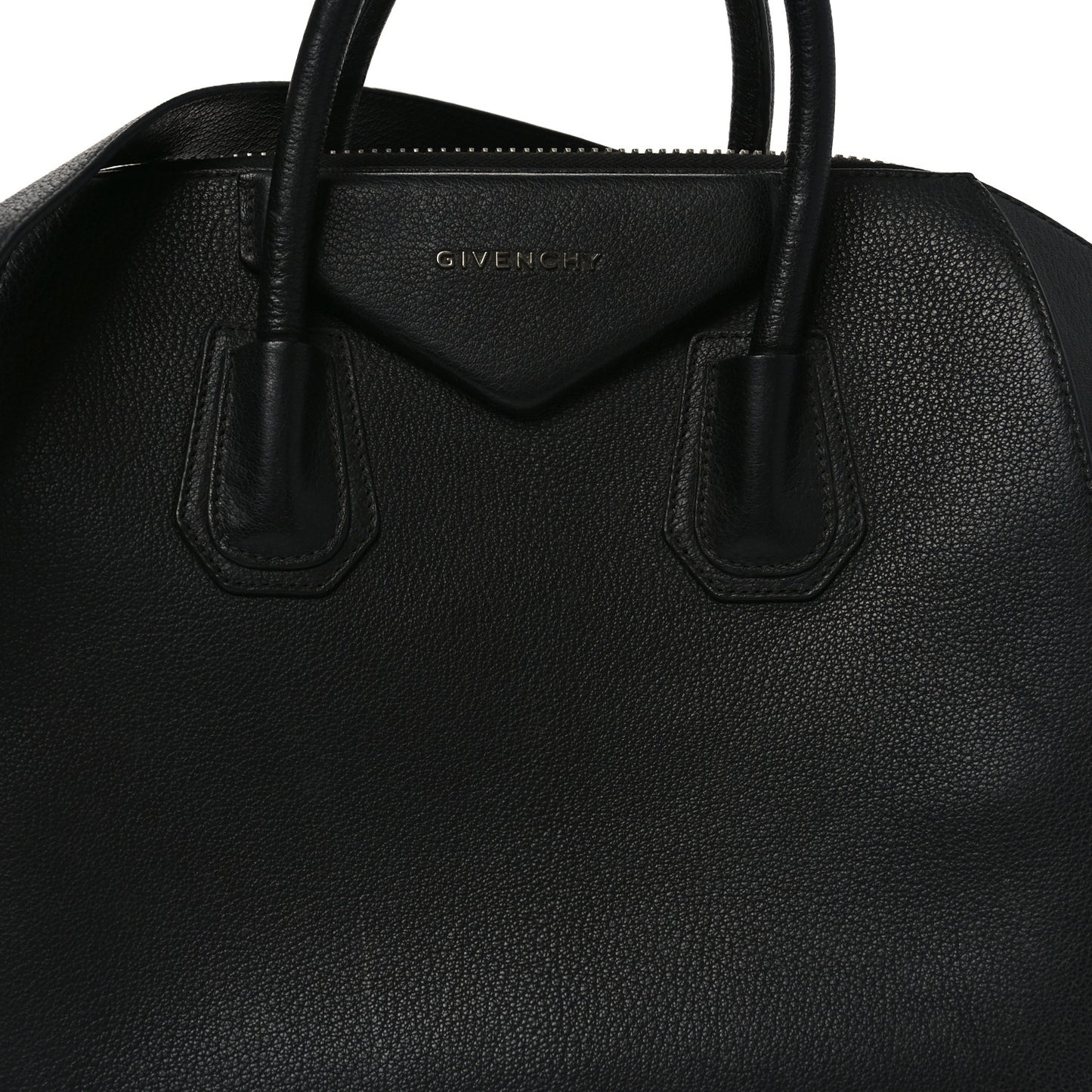 Sugar Goatskin Medium Antigona Black