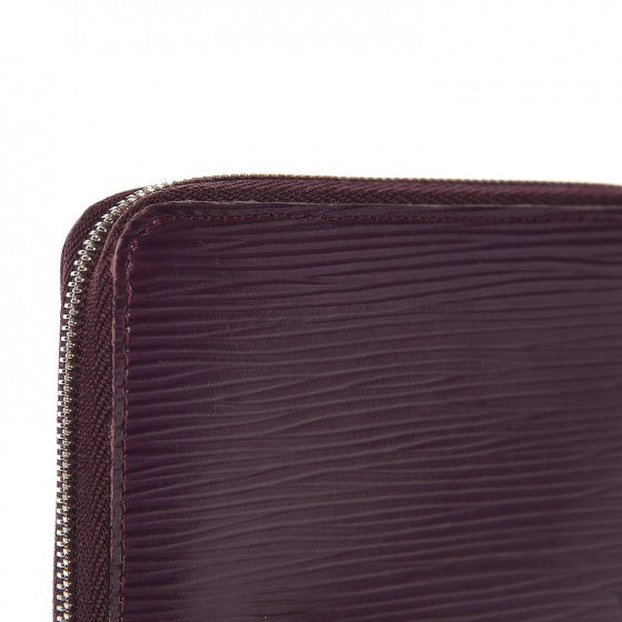 Epi Zippy Coin Purse Cassis